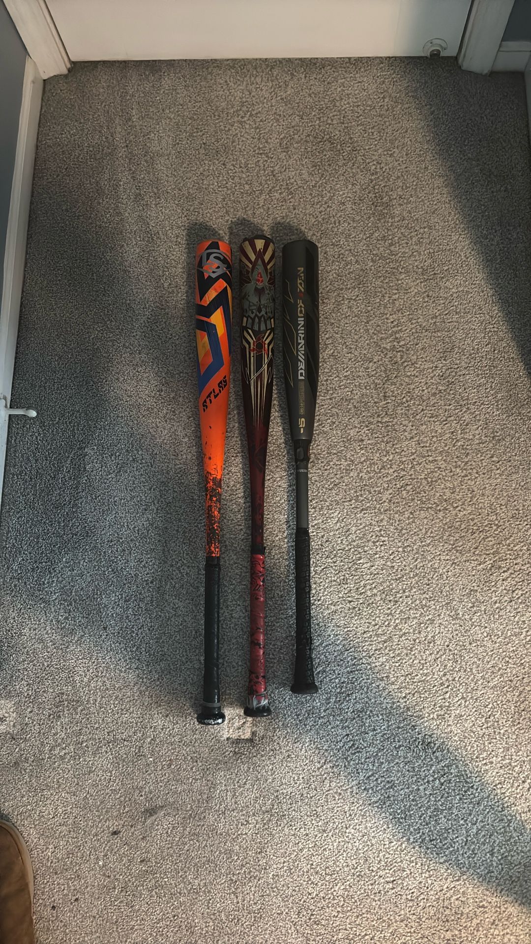 Louisville Slugger Atlas BBCOR Bat, 2022 DeMarini Voodoo One Bat BBCOR, 2019 DEMARINI CF ZEN