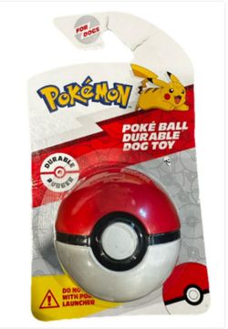 Pokémon Poke Ball Dog Toy- Rare Discontinued Item