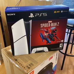 PlayStation 5 Slim With Spider-Man 2 Game Included
