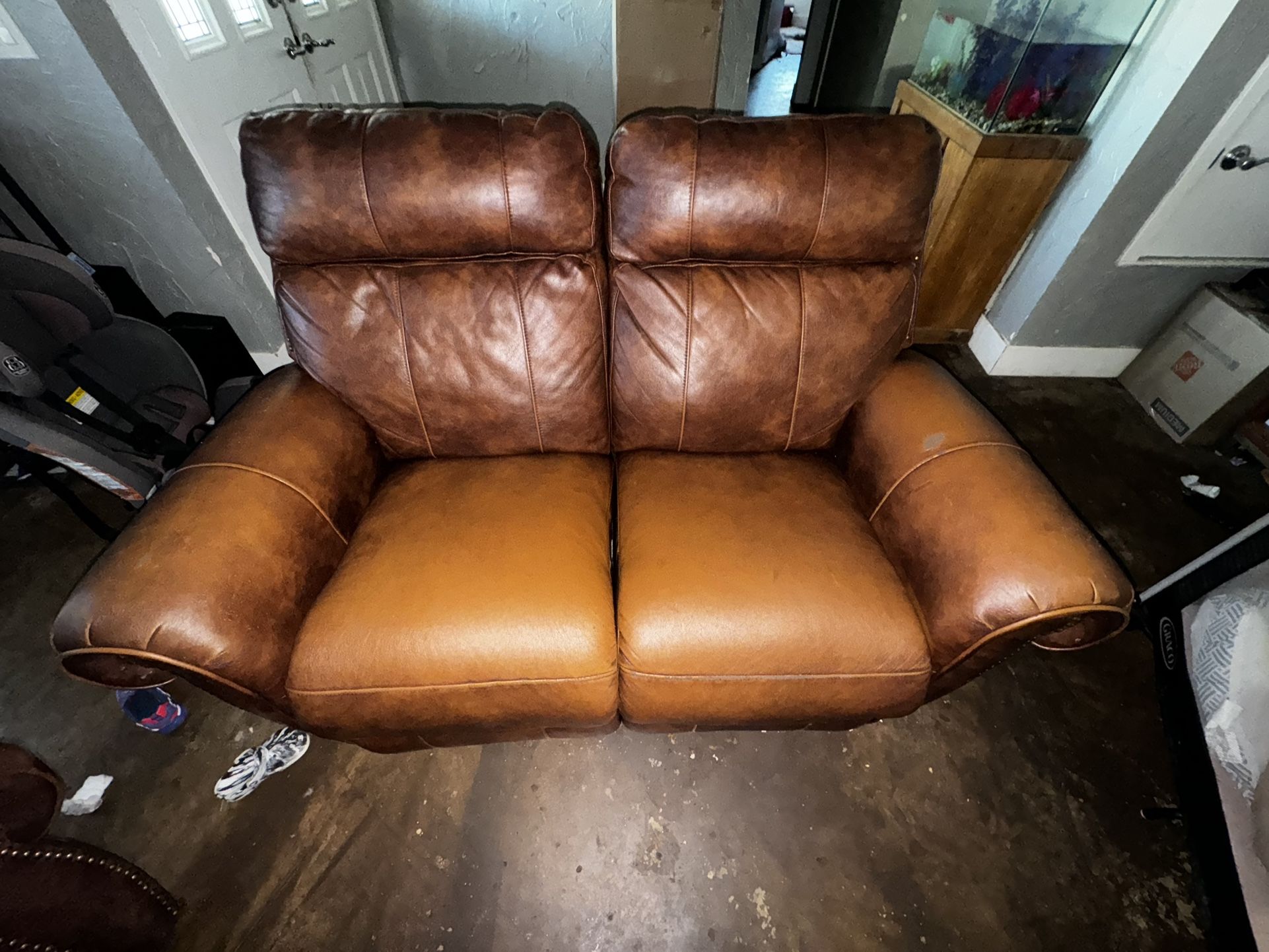 Recline Brown Couches ( FREE)