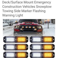 Lumenix White/amber Emergency Strob LED Light Kit