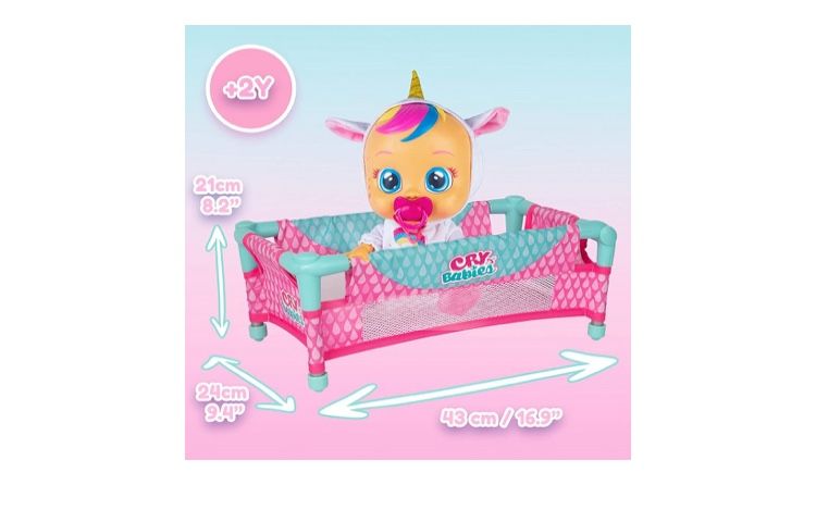Cry Babies Doll Toy Crib (NEW)