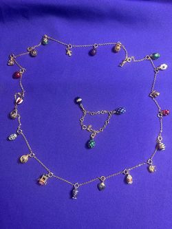 Joan Rivers Gold-Tone Enamel Egg Charm Necklace