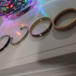5 Bangel Cuff Bracelets. Nice. Unique.