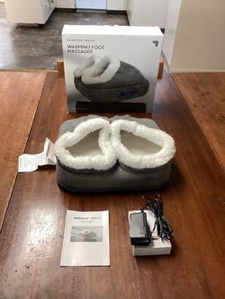 Warming foot massager by sharper image I buy that sharper image $59.99 look like new look good clean not used I need sell $35.00 or if you want less m