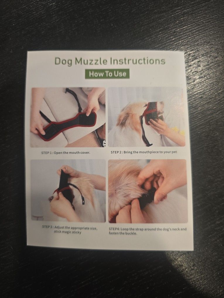 Dog muzzle