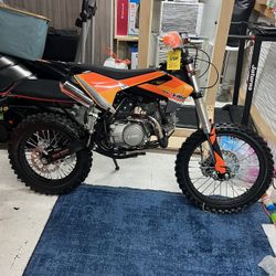 X19 125cc Dirt Bike with 4-Speed Semi-Automatic Transmission, Kick Start Big 17"/14" Tires! Zongshen Brand Engine!