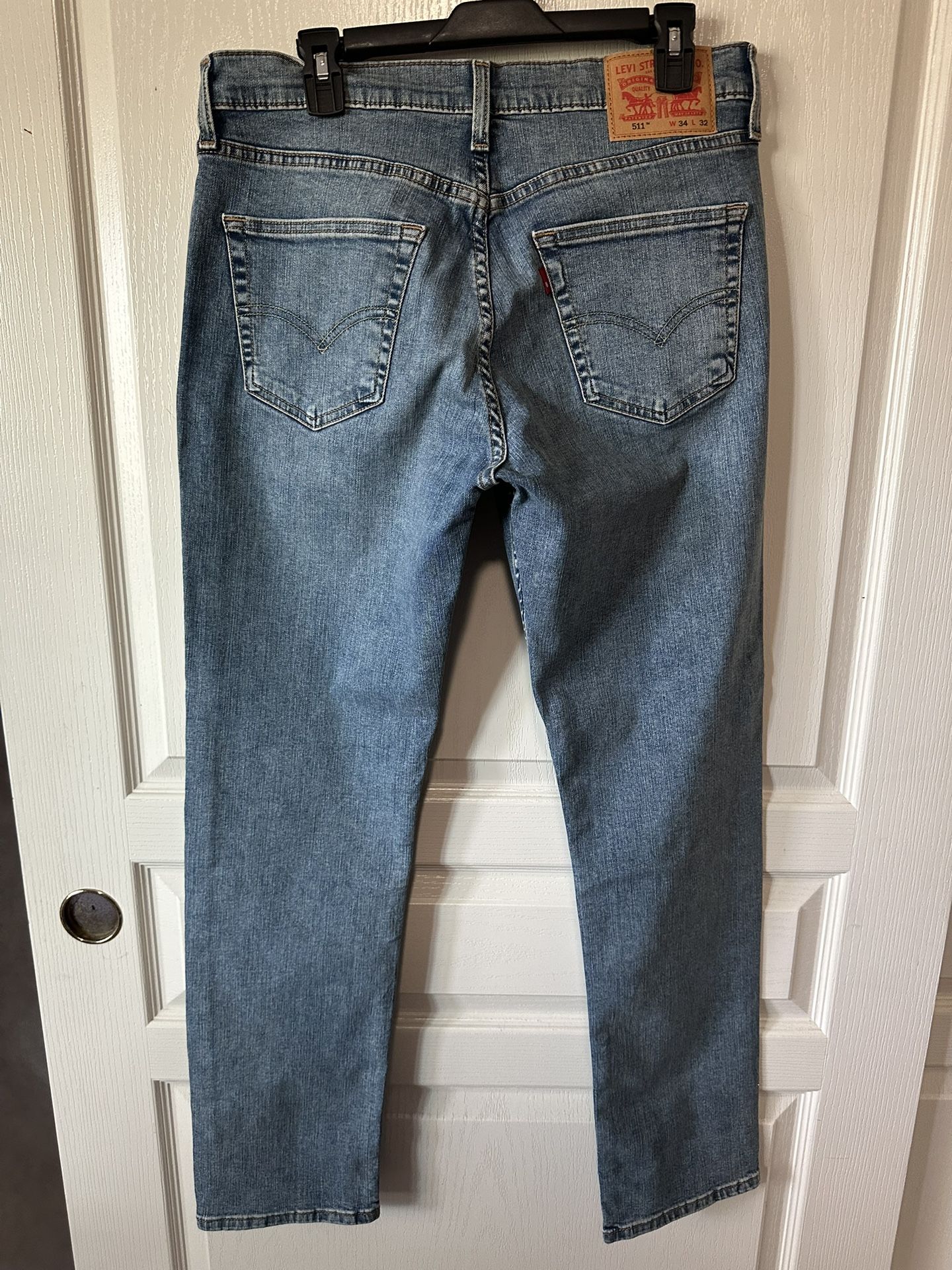 Levi's 511 Slim Fit Jeans Men's 34x32 Vintage Pants Fashion