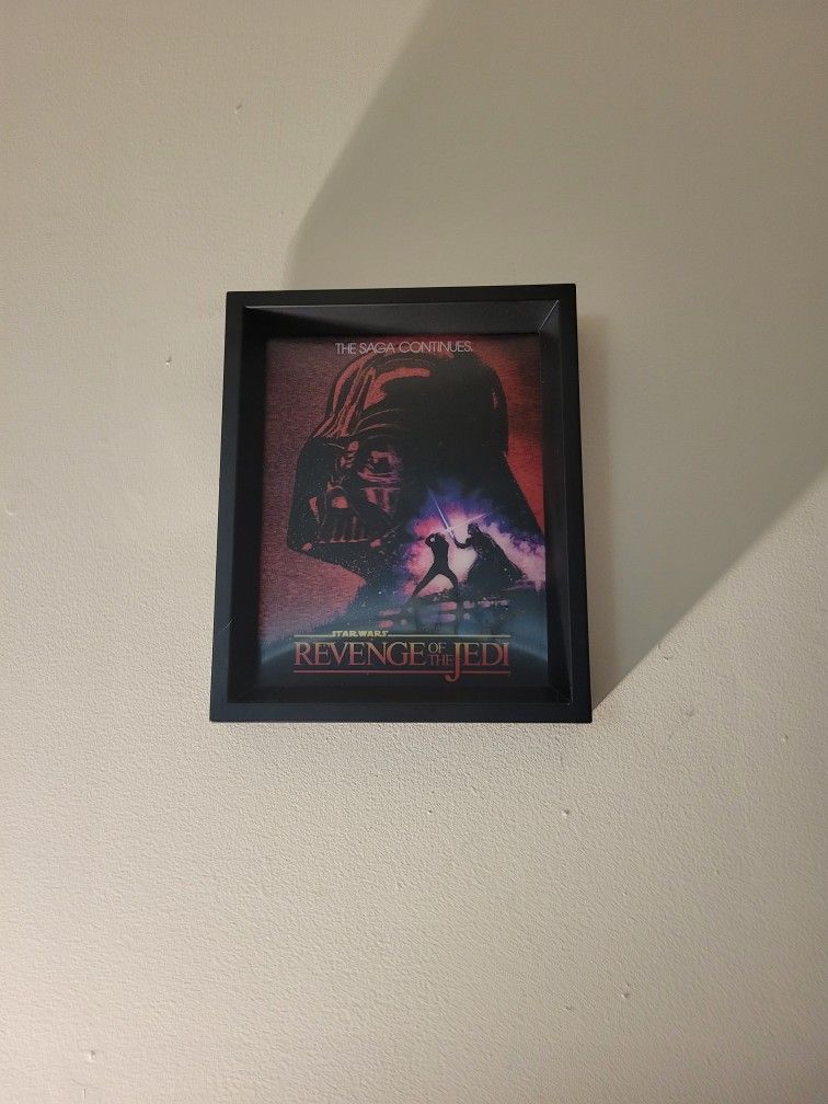 3D Star Wars - Revenge Of The Jedi Decor 
