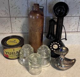 Vintage Antique Collectibles Decor Lot