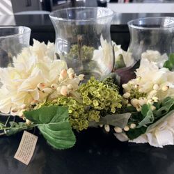 Hydrangea Candle  Arrangement (Candle Holder) 