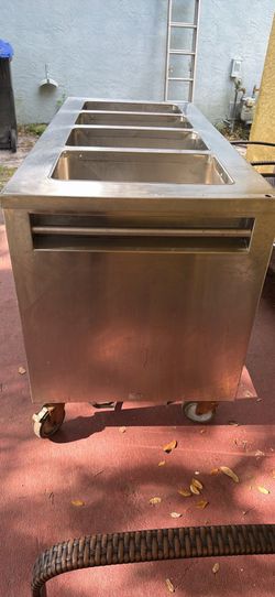 Electric steam table