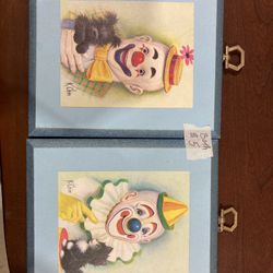 Two Clown Pictures 6x8 Both $5