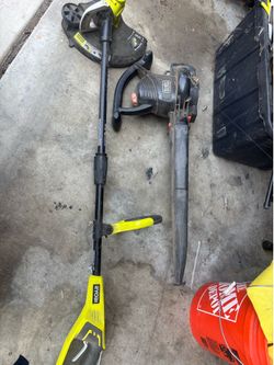 Edge cuter and blower  used