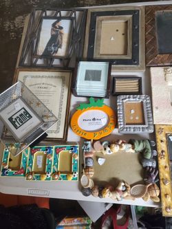 Assorted Picture Frames $5 each please see 6 pictures