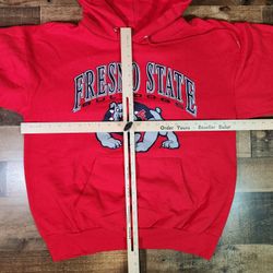 Fresno State Mens Southpaw Pullover Jacket 20 Red / 3XL