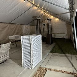 Chairs, Tables, Canopies, Draping, Jumepers, More