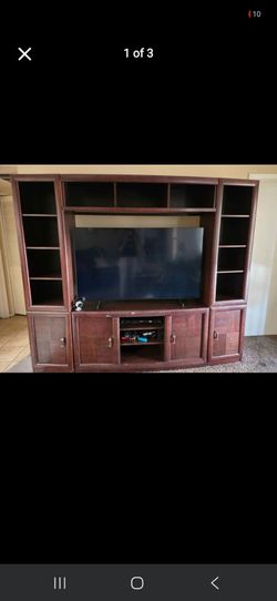 FREE Cherry Wood Entertainment Center