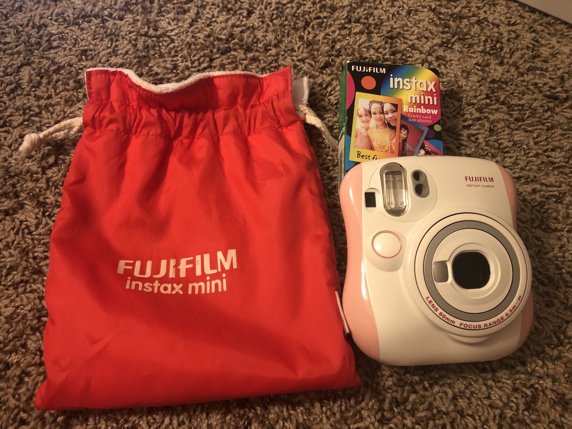 Instant camera, Fuji film. With 20 pics sheets