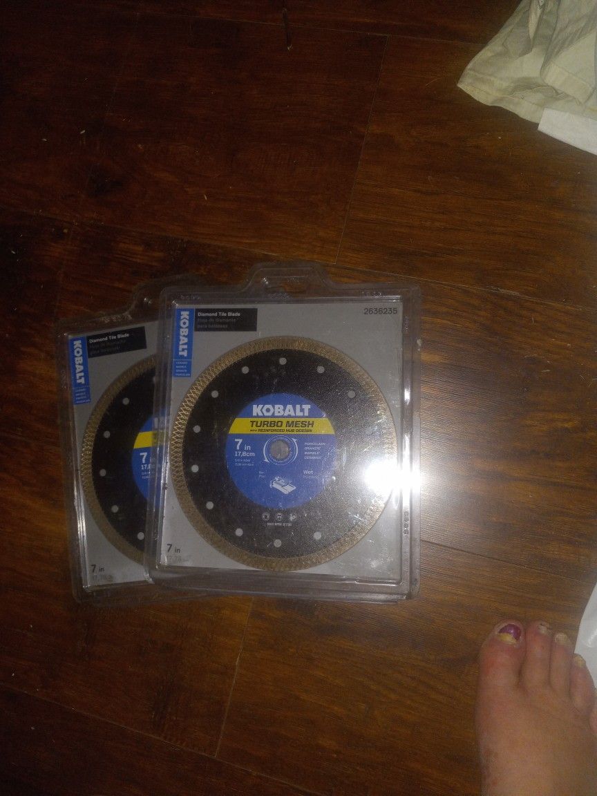 KOBALT 7in DIAMOND TILE BLADE