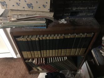 Nice bookshelf plus all books