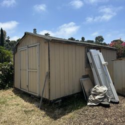 Free Wooden Shed 10’ X 16’