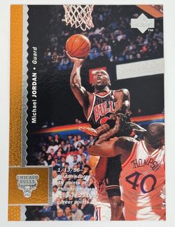 Michael Jordan Upper Deck Basketball Card