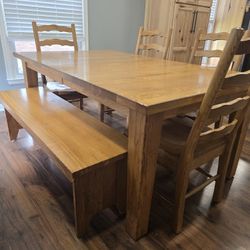 Solid Wood Dining Set