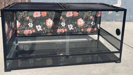 REPTIZOO 120 Gallon Large Reptile Terrarium, 48" x 24" x 24"