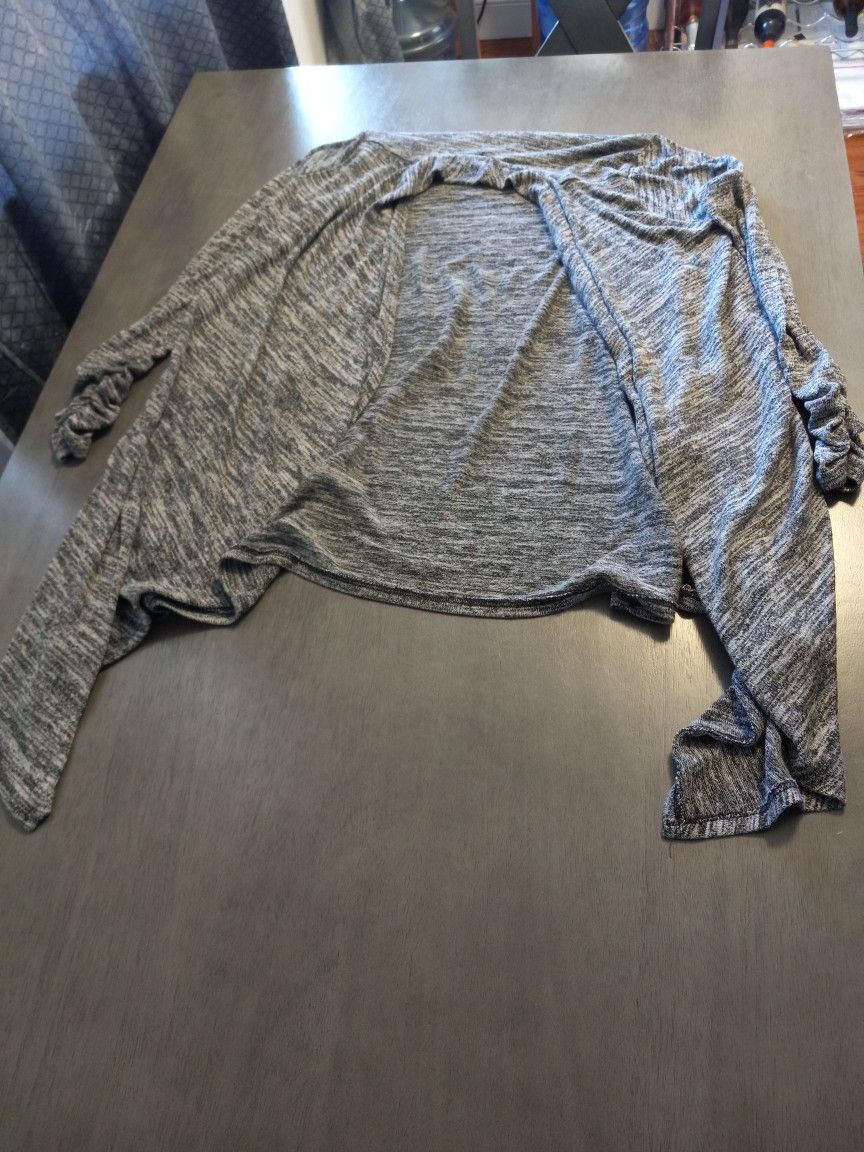 Womens Solcialite Brand Grey Cardigan Size Medium