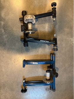 2 stationary bike stands