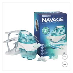 Navage Nose Cleaner, 90 SaltPod Capsules, Countertop Caddy and Second Nasal Dock Co