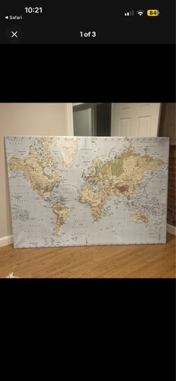 IKEA Large World Map BNIB