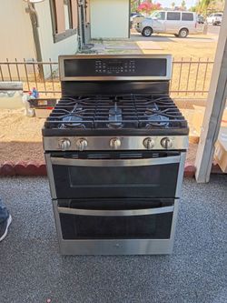 GE Profile Gas Stove Double Oven