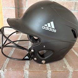 Adidas Softball Helmet With Face Guard Adjustable