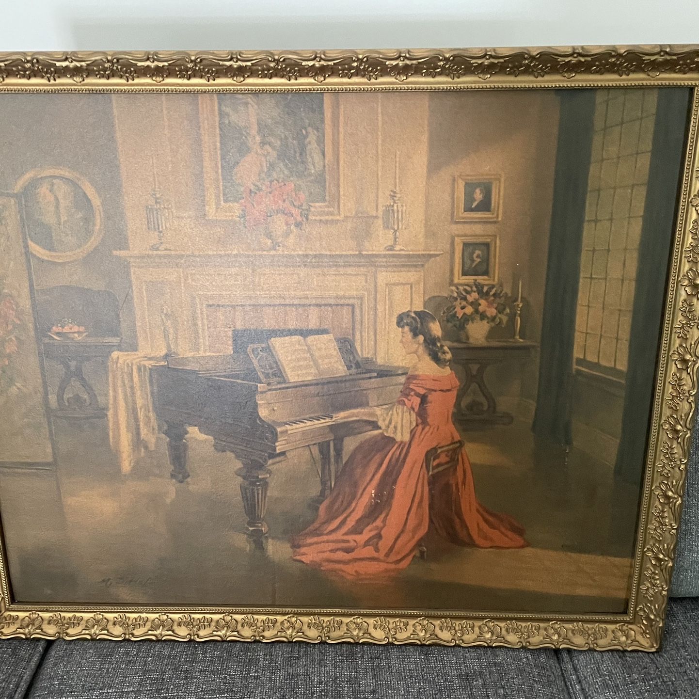 ANTONI DITLEF Large Framed Print "Sonata" LADY IN RED PLAYING PIANO for Sale in Lagrange, GA - OfferUp ANTONI DITLEF Large Framed Print "Sonata" LADY IN RED PLAYING PIANO for Sale in Lagrange, GA - OfferUp