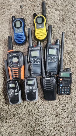 9 walkie talkie 2 way radios transceiver