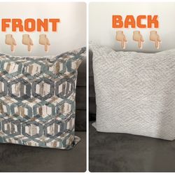 20" x 20" Decorative Throw Pillow Set