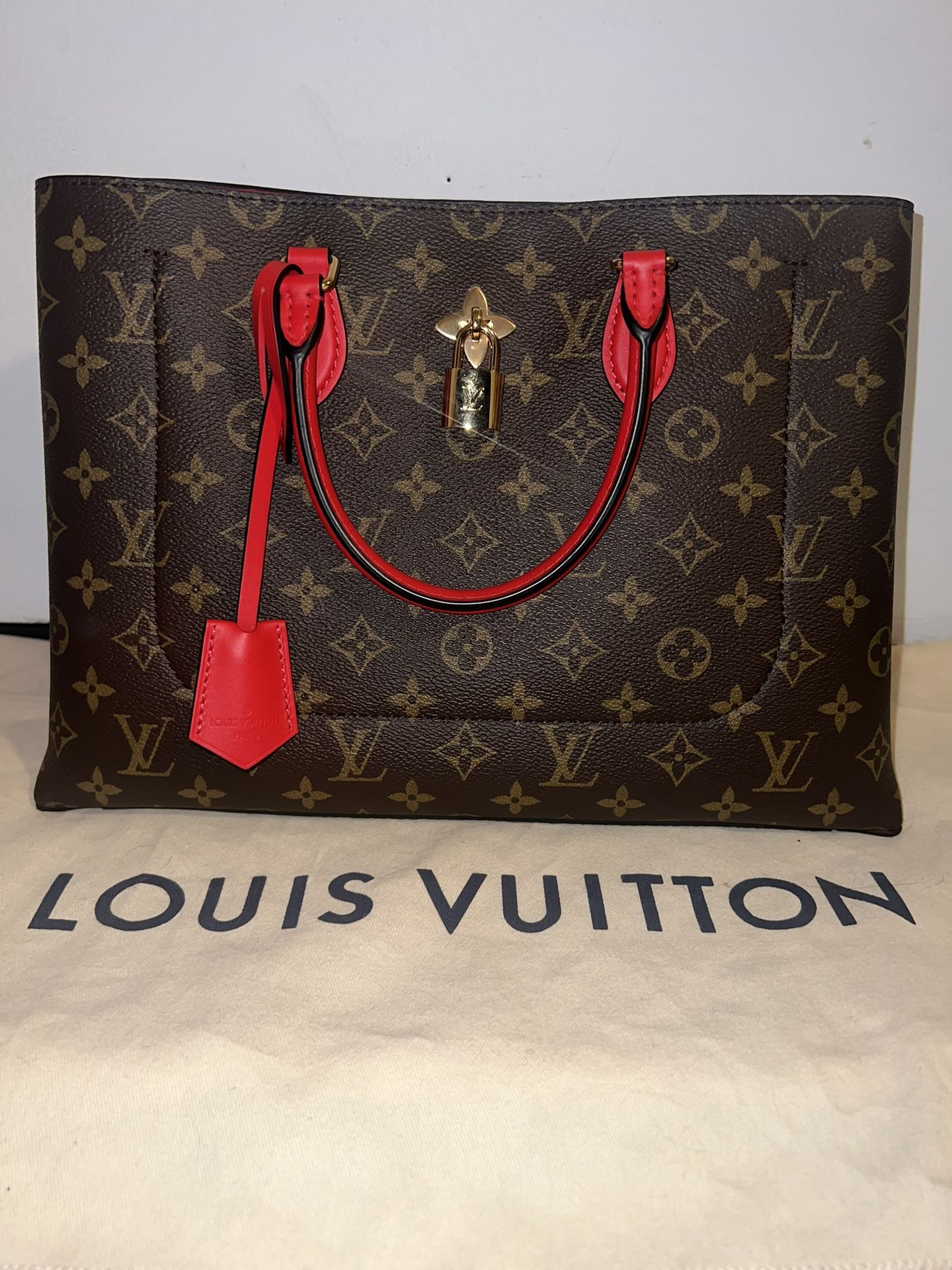 Louis Vuitton FLOWER TOTE COQUELICOT