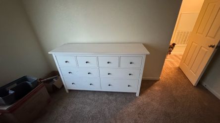 White dresser