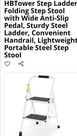 Brand new portable steel stool/ladder