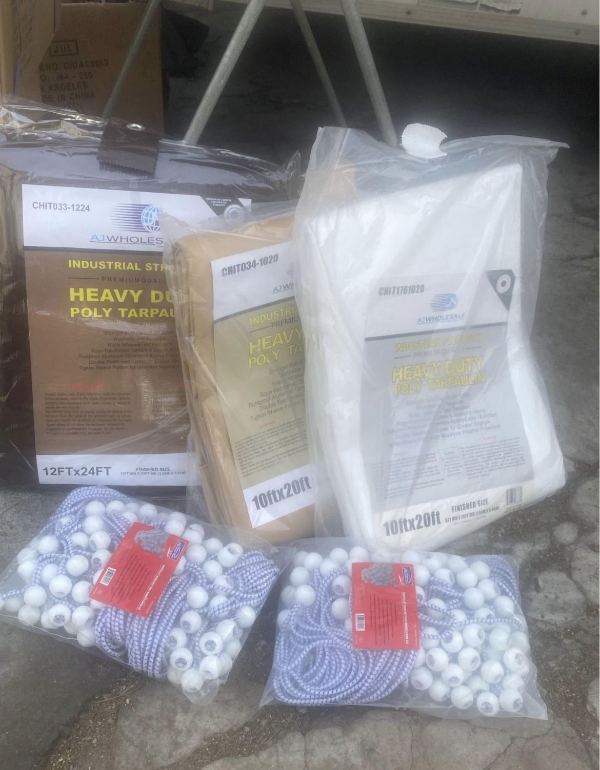 Large Good Quality White Tarps 20X20 - 15X20 - 14X20 -20c20Are Available Below Are The Prices