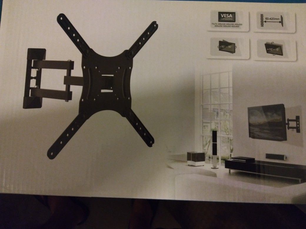 Tv wall mount full motion swivel 32-55"