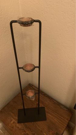 Tea light candle table tower.