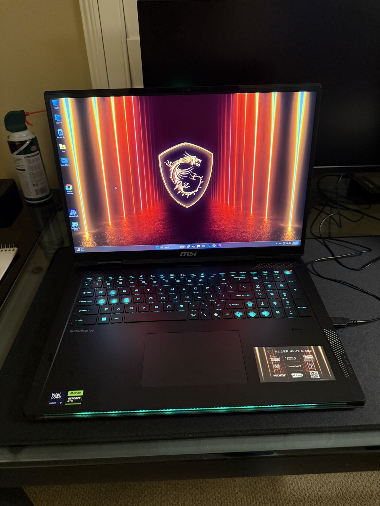 MSI Raider HX AI 18 (2025) Gaming Laptop