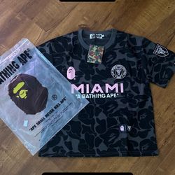 Bape X Inter Miami CF Tee