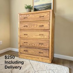 Mid Century Modern Oak Dresser - Free Delivery 🚚