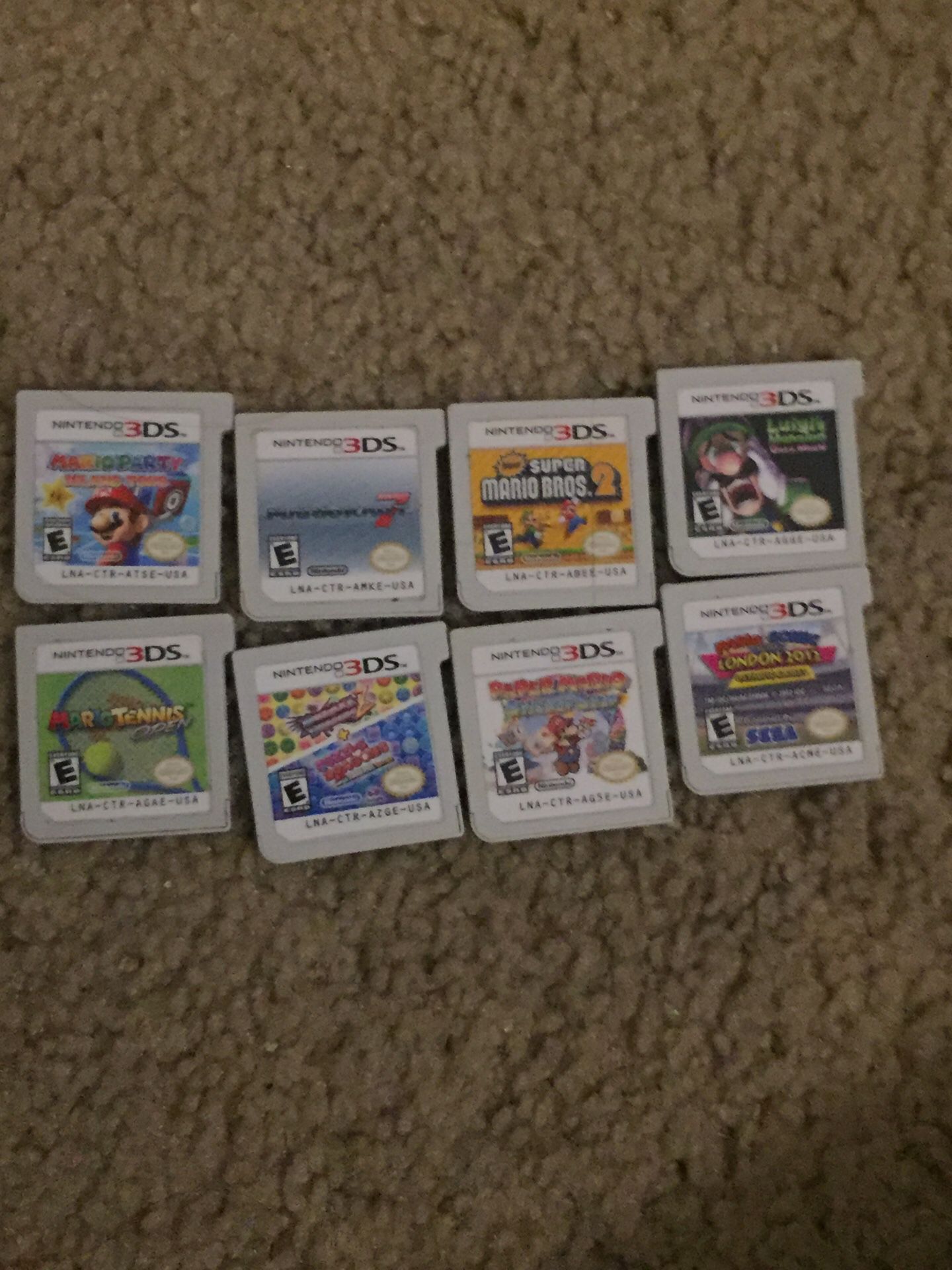 Nintendo 3DS Mario games (Pick up only)