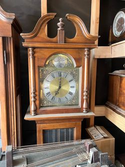 Antique grandfather clock