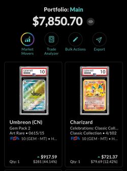 Pokemon PSA 10 SLABS